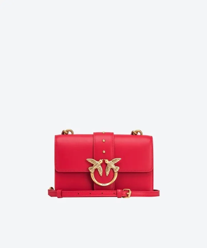 Women Crossbody Bags Pinko Mini Love Bag One Simply Redantiquegold