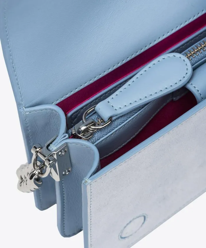 Women Crossbody Bags Pinko PINKO Galleria Fullrhinestone Mini Love Bag Click Light Sky Blueshiny Nickel Women Crossbody Bags Pinko PINKO Galleria Fullrhinestone Mini Love Bag Click Light Sky Blueshiny Nickel