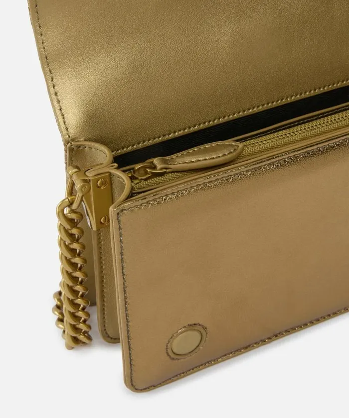 Women Crossbody Bags Pinko PINKO Galleria Golden Quilted Love Bag With Bird Detailing Bronzebronze Women Crossbody Bags Pinko PINKO Galleria Golden Quilted Love Bag With Bird Detailing Bronzebronze