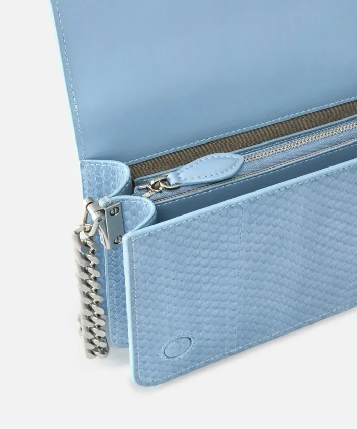 Women Crossbody Bags Pinko PINKO Galleria Mini Love Bag Crossbody Bag In Shiny Reptile Skin Dusty Blueold Silver Women Crossbody Bags Pinko PINKO Galleria Mini Love Bag Crossbody Bag In Shiny Reptile Skin Dusty Blueold Silver