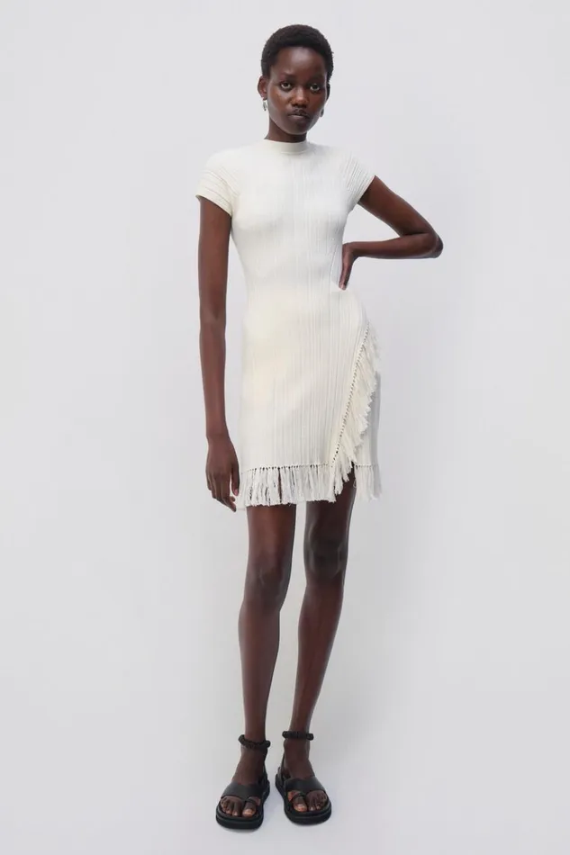 Women Demitria Dress Natural White Jonathan Simkhai Dresses and Jumpsuits