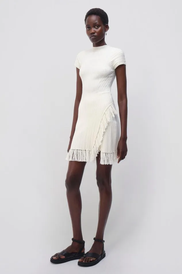 Women Demitria Dress Natural White Jonathan Simkhai Dresses and Jumpsuits