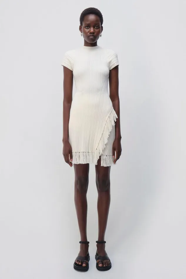 Women Demitria Dress Natural White Jonathan Simkhai Dresses and Jumpsuits