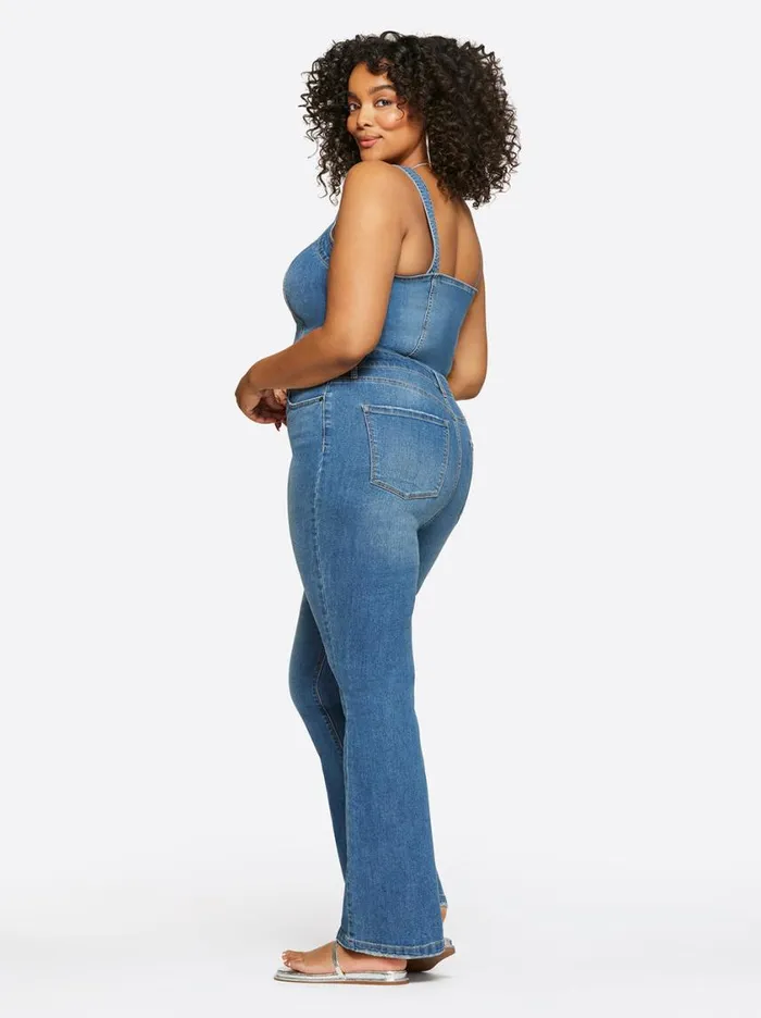 Women Denim Jessica Simpson Constance Jumpsuit In Free Will