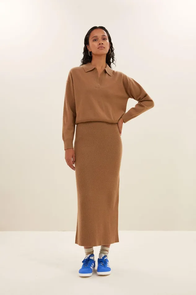 Women Dex Pullover Camel Bybar Pullovers