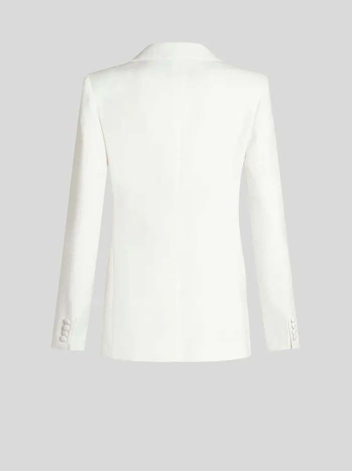 Women DoubleBreasted Jacket In Shot Fabric Etro Jackets