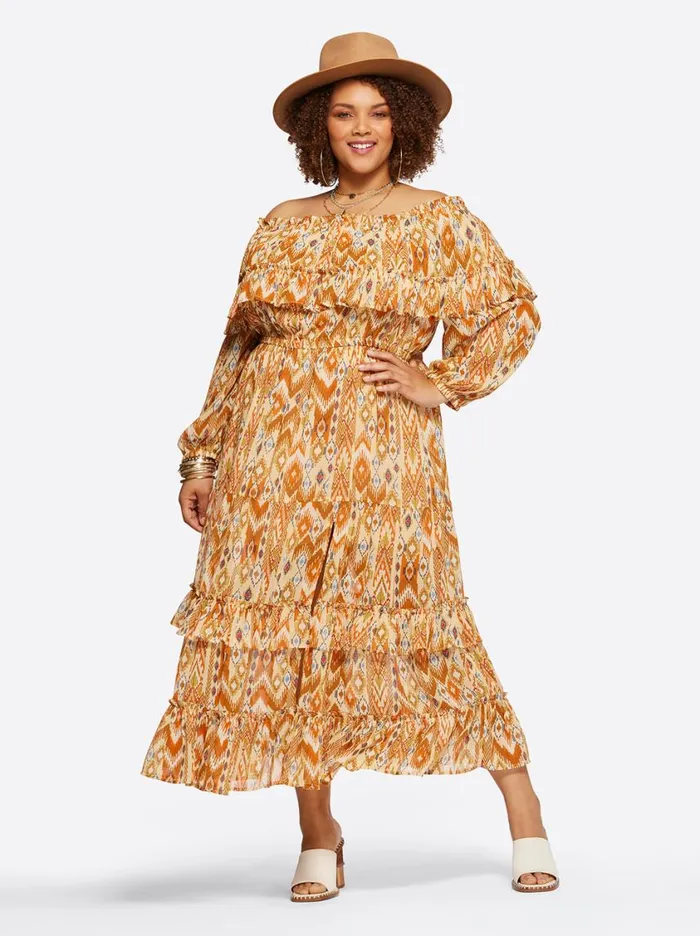 Women Dresses Jessica Simpson Merisa Dress In Ornate Western