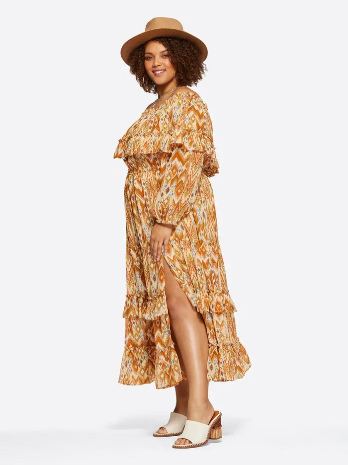 Women Dresses Jessica Simpson Merisa Dress In Ornate Western