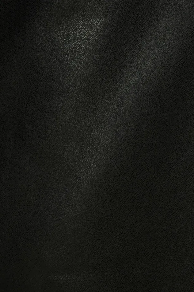 Women Dynamite Coats and Jackets Military Faux Leather Trench Coat Black