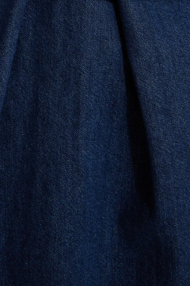Women Dynamite Jeans and Denim Denim Trench Coat Blue