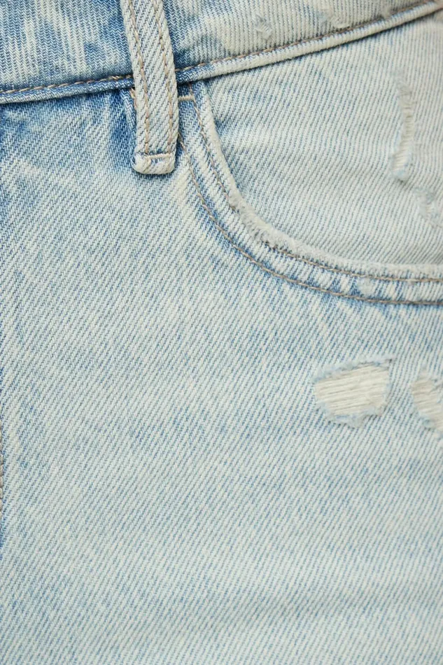 Women Dynamite Jeans and Denim Justina Straight Denim Shorts Blue