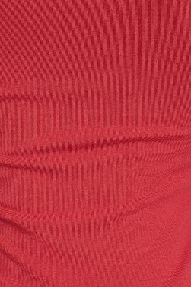 Women Dynamite Tops Kyla Jersey Long Sleeve TShirt Red