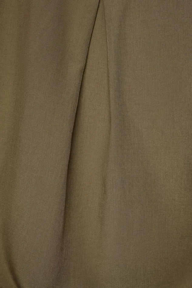 Women Dynamite Tops Relaxed Airflow Shirt Brown