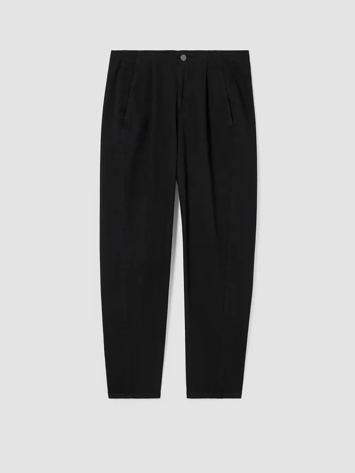 Women Eileen Fisher Denim Organic Cotton Denim Tapered Pant Black