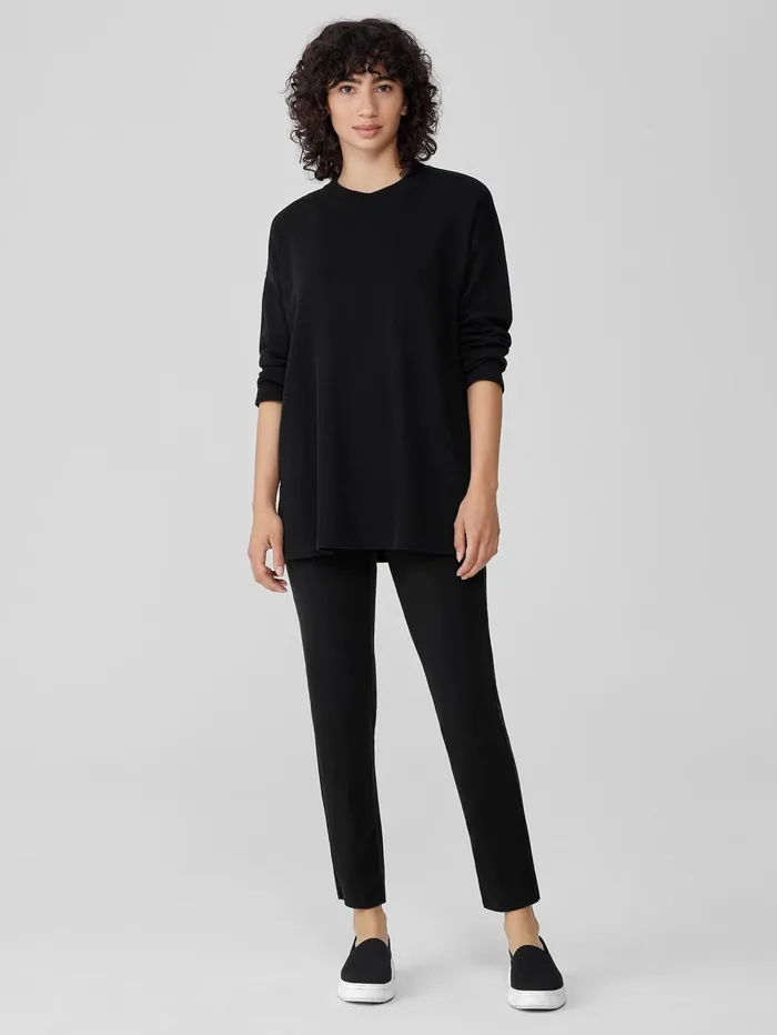 Women Eileen Fisher Pants Shorts and Jumpsuits Pima Cotton Stretch Jersey HighWaisted Pant Black Women Eileen Fisher Pants Shorts and Jumpsuits Pima Cotton Stretch Jersey HighWaisted Pant Black