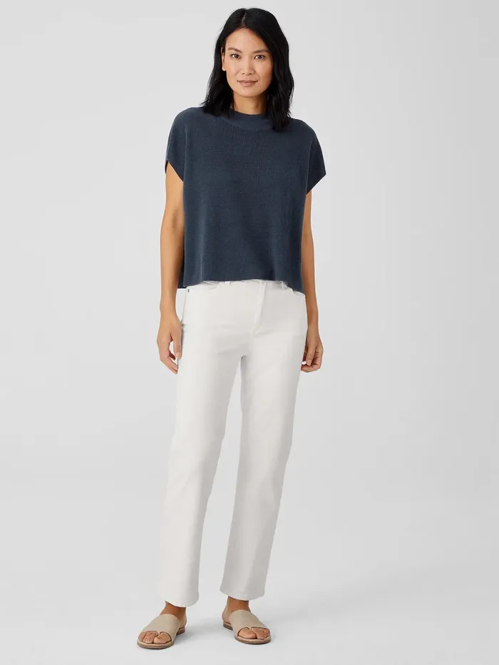 Women Eileen Fisher Pants Shorts and Jumpsuits Undyed Organic Cotton Denim Straight Jean Undyed Natural Women Eileen Fisher Pants Shorts and Jumpsuits Undyed Organic Cotton Denim Straight Jean Undyed Natural