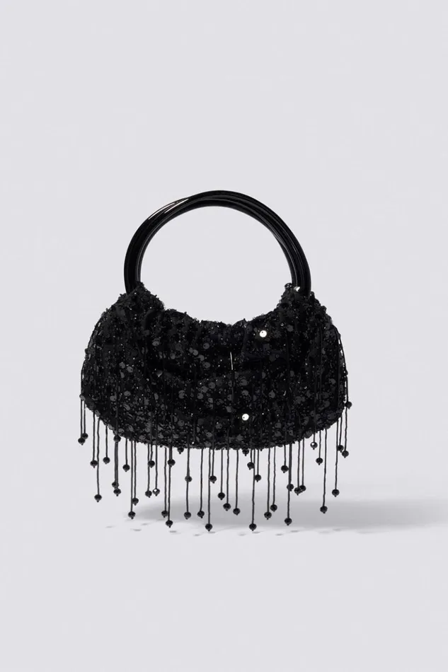 Women Ellerie Sequin Bag Black Jonathan Simkhai Handbags