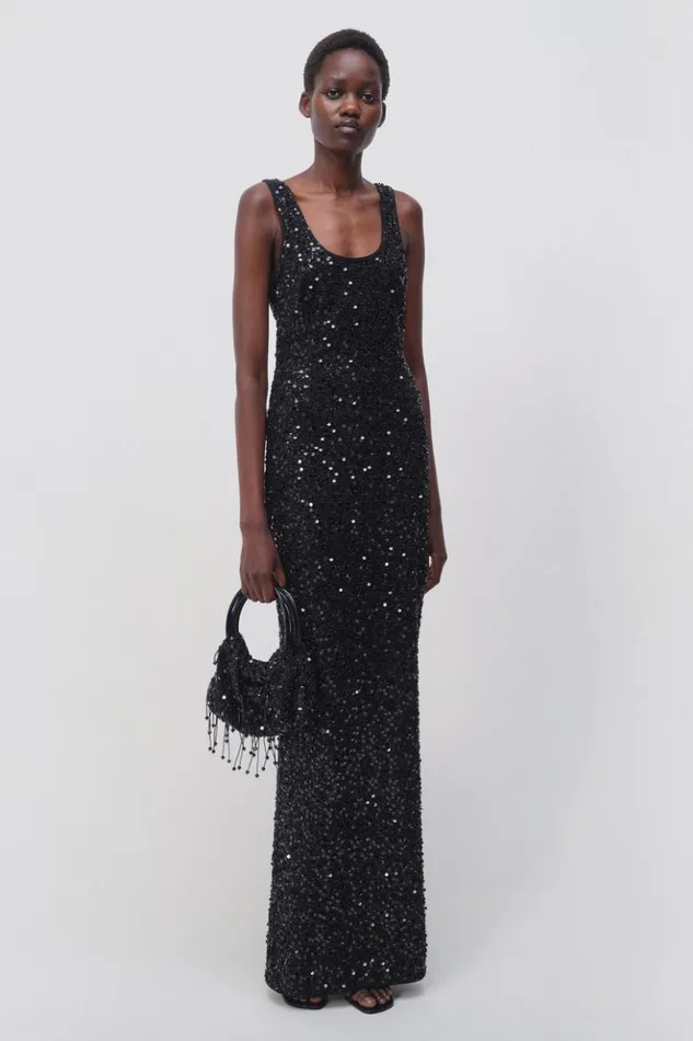 Women Ellerie Sequin Bag Black Jonathan Simkhai Handbags