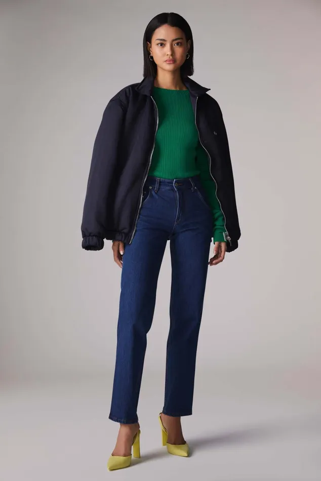 Women Fiorucci Jeans and Denim Flora Carpenter Jeans Mid Wash