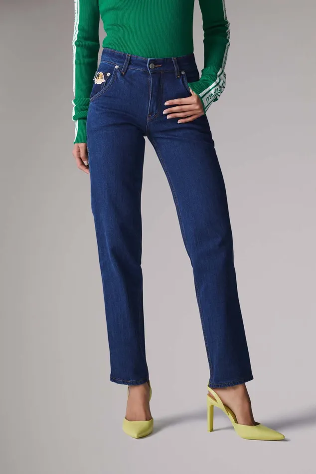 Women Fiorucci Jeans and Denim Flora Carpenter Jeans Mid Wash Women Fiorucci Jeans and Denim Flora Carpenter Jeans Mid Wash