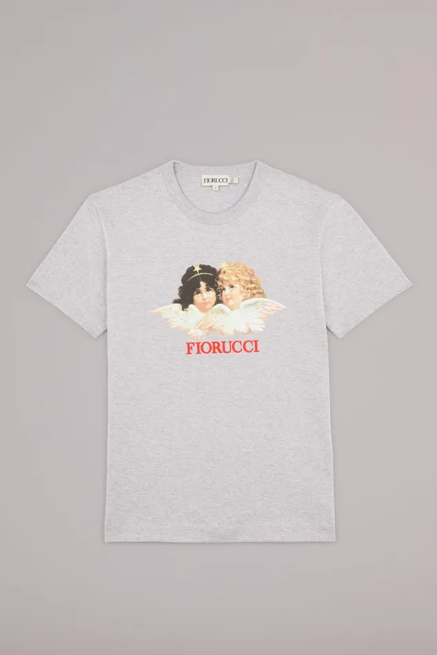 Women Fiorucci TShirts and Tops Angels TShirt Grey Women Fiorucci TShirts and Tops Angels TShirt Grey