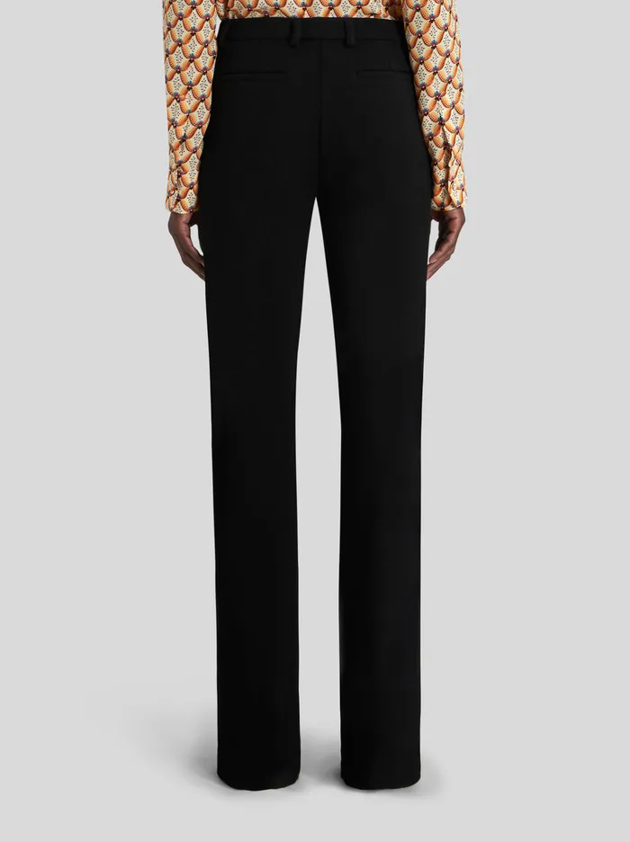 Women Flared Wool Trousers Etro Trousers