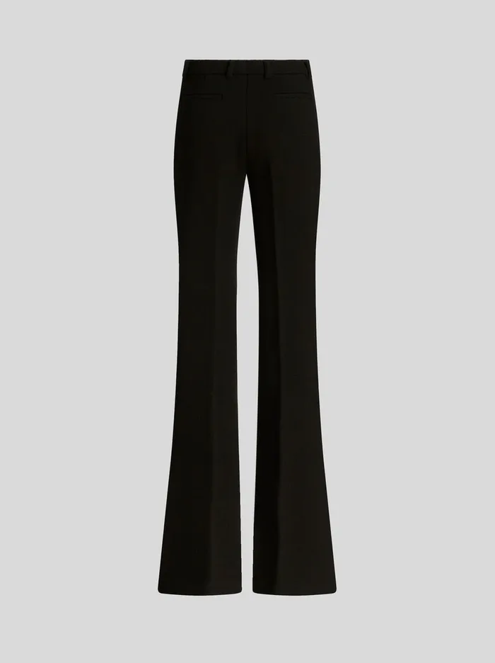 Women Flared Wool Trousers Etro Trousers