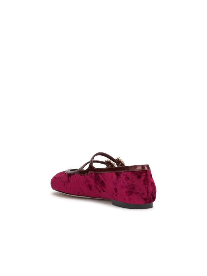 Women Flats Jessica Simpson Allista Buckle Ballet Flat In Oxblood
