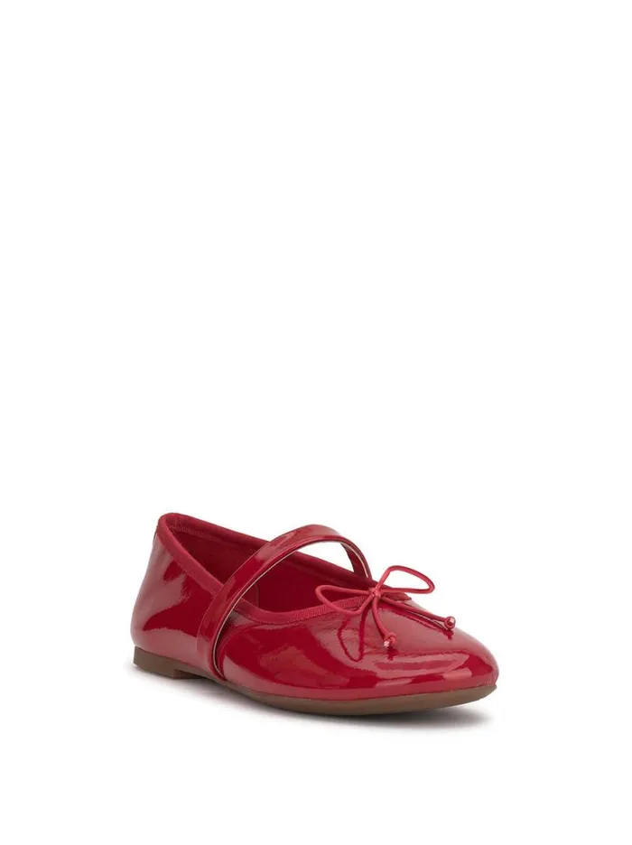 Women Flats Jessica Simpson Azalina Mary Jane Flat In Red Muse