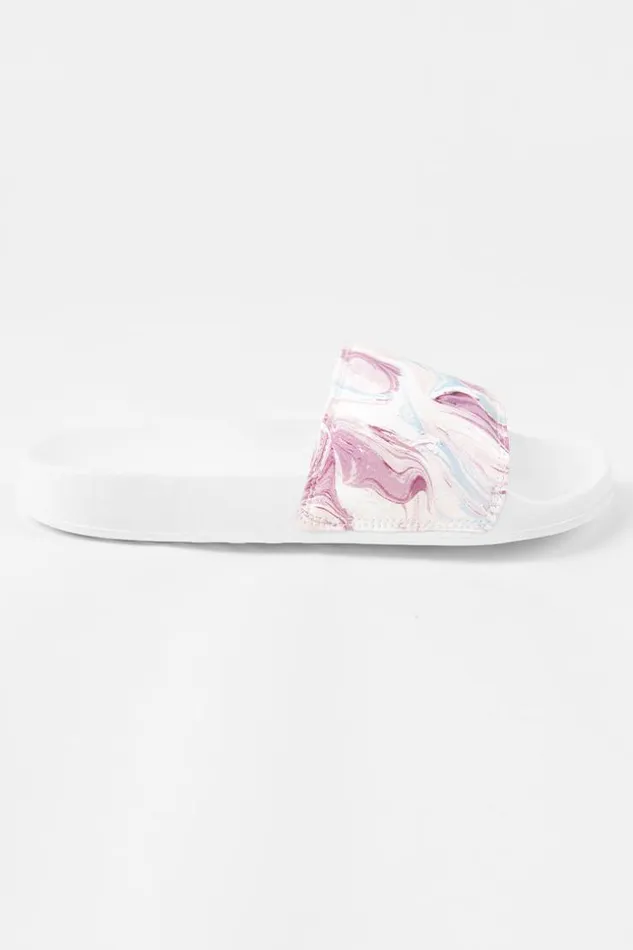 Women Flip Flops Cupshe Baker Beach White Open Toe Flip Flops Multicolor