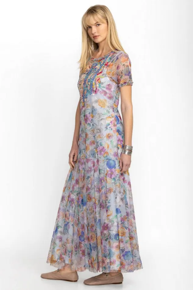 Women FLORA DANCER MAXI MESH DRESS Flora Dancer Johnny Was Dresses Women FLORA DANCER MAXI MESH DRESS Flora Dancer Johnny Was Dresses