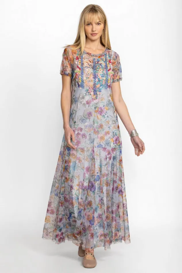 Women FLORA DANCER MAXI MESH DRESS Flora Dancer Johnny Was Dresses Women FLORA DANCER MAXI MESH DRESS Flora Dancer Johnny Was Dresses