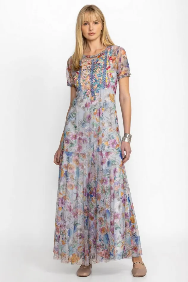 Women FLORA DANCER MAXI MESH DRESS Flora Dancer Johnny Was Dresses Women FLORA DANCER MAXI MESH DRESS Flora Dancer Johnny Was Dresses