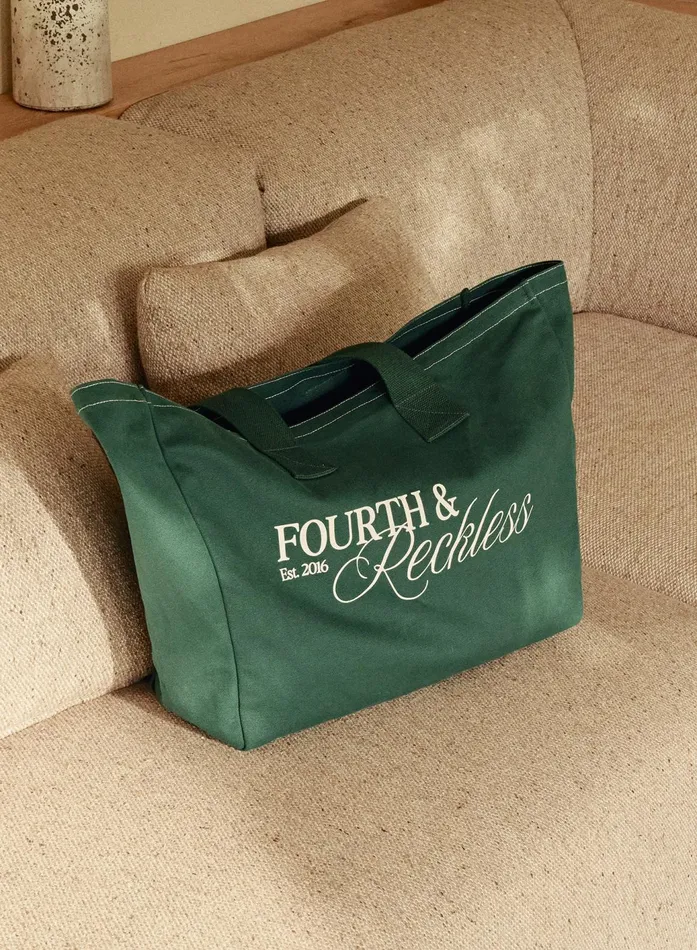 Women Forrest Green Fourth Branded Tote Bag 8211 Josephine 4th and Reckless Athleisure Women Forrest Green Fourth Branded Tote Bag 8211 Josephine 4th and Reckless Athleisure