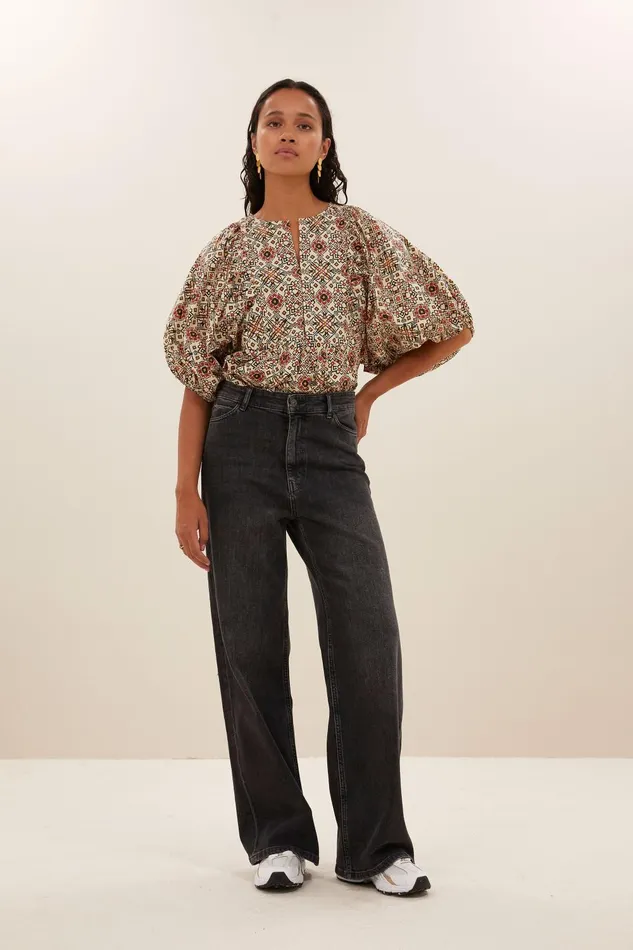 Women Gabie Rohin Blouse Rohin Print Bybar Blouses Women Gabie Rohin Blouse Rohin Print Bybar Blouses