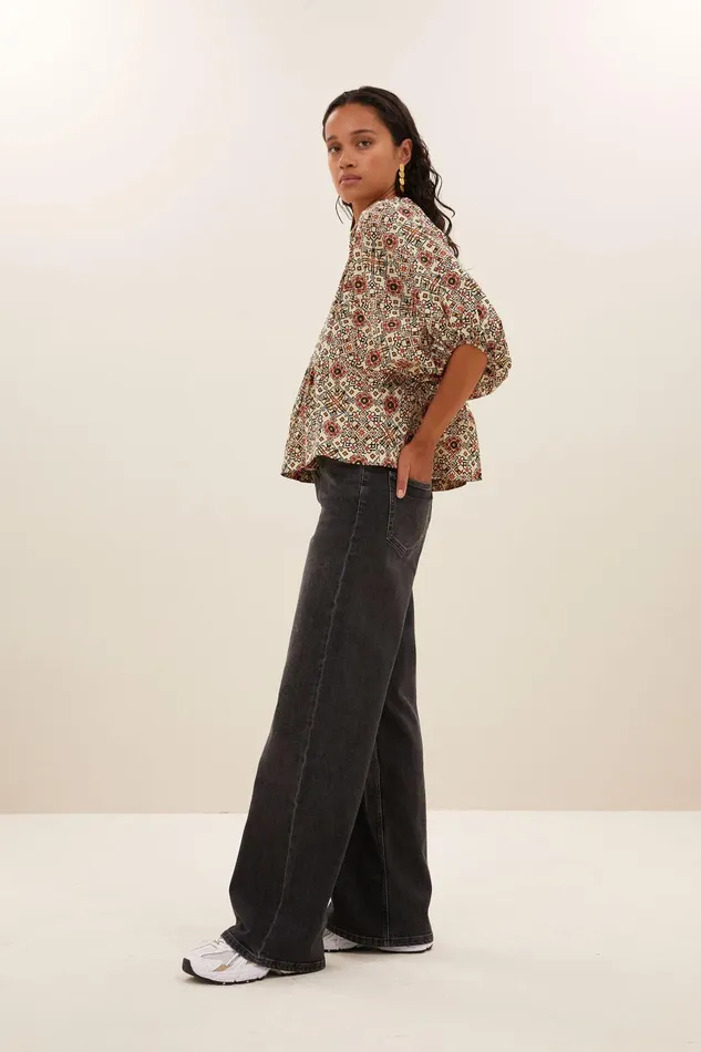 Women Gabie Rohin Blouse Rohin Print Bybar Blouses Women Gabie Rohin Blouse Rohin Print Bybar Blouses