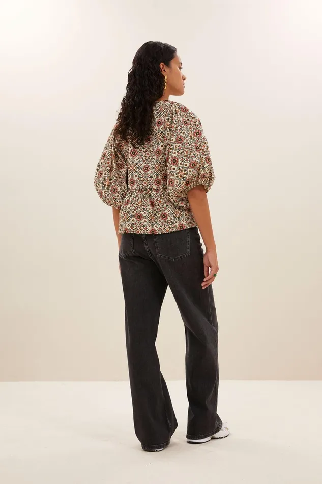 Women Gabie Rohin Blouse Rohin Print Bybar Blouses Women Gabie Rohin Blouse Rohin Print Bybar Blouses