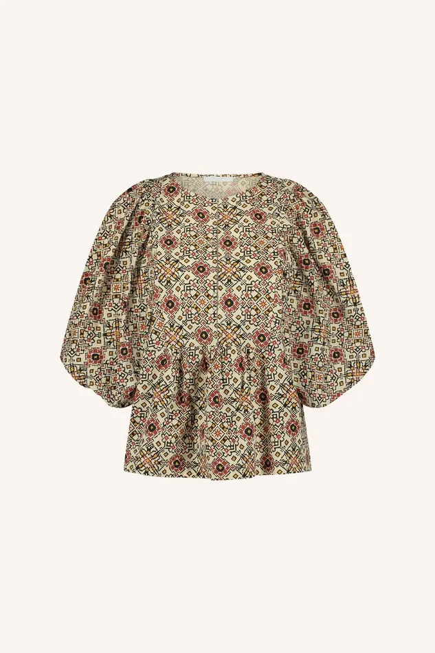 Women Gabie Rohin Blouse Rohin Print Bybar Blouses Women Gabie Rohin Blouse Rohin Print Bybar Blouses