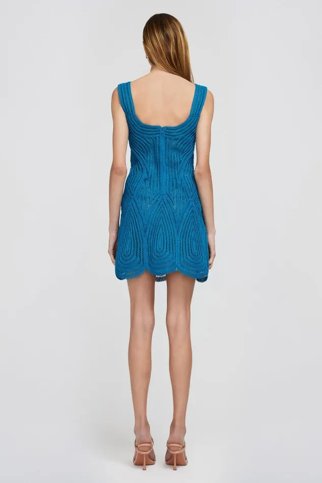 Women Georgeta Dress Phthalo Blue Jonathan Simkhai Dresses and Jumpsuits