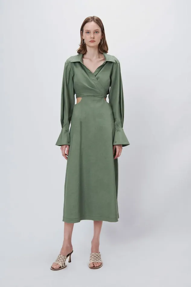 Women Giulia Dress Verde Jonathan Simkhai Dresses and Jumpsuits