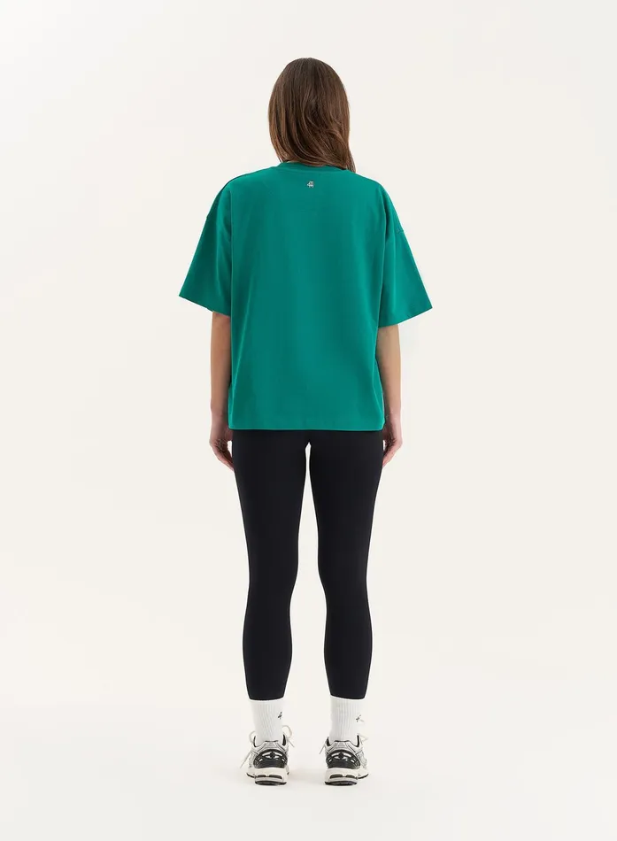 Women Green Sports Club Slogan Oversized TShirt Estelle 4th and Reckless Tops