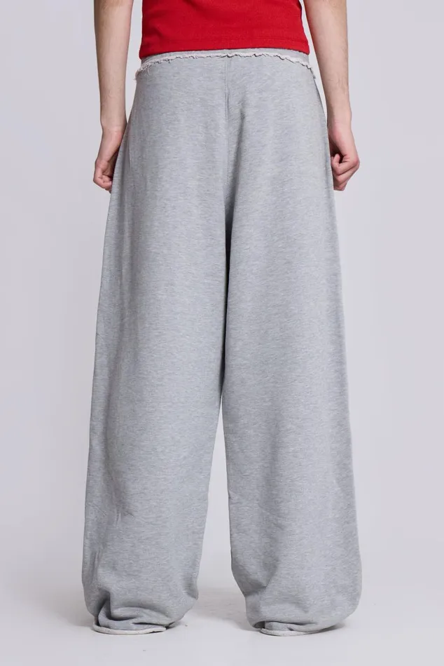 Women Grey Marl Monster Joggers Jaded London Joggers and Sweatpants