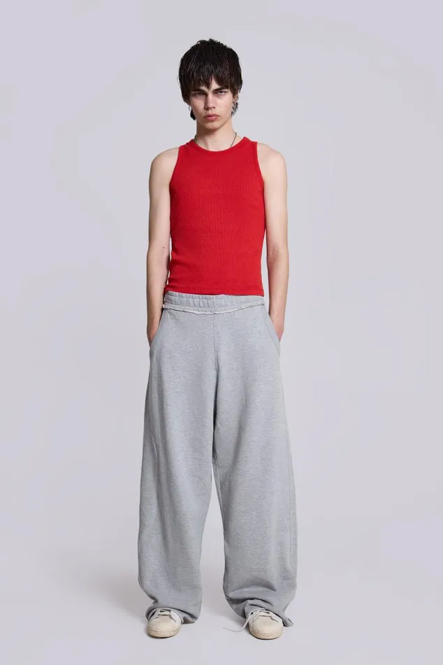 Women Grey Marl Monster Joggers Jaded London Joggers and Sweatpants