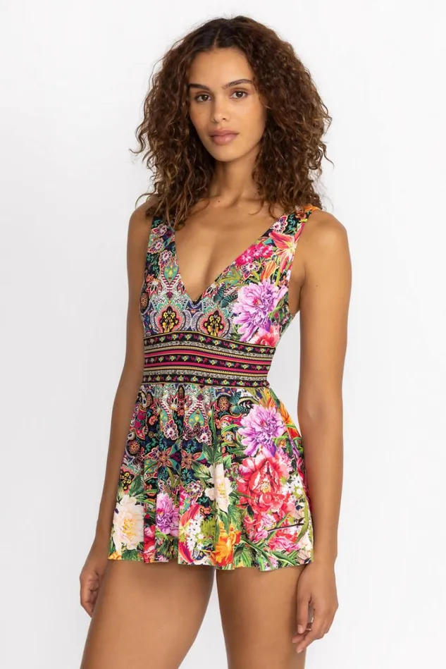 Women HANNAH SKIRTED ONE PIECE Hannah Johnny Was Swim and Resort