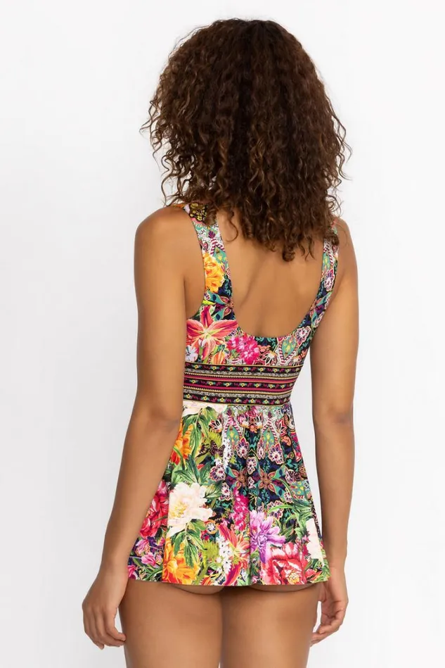 Women HANNAH SKIRTED ONE PIECE Hannah Johnny Was Swim and Resort Women HANNAH SKIRTED ONE PIECE Hannah Johnny Was Swim and Resort