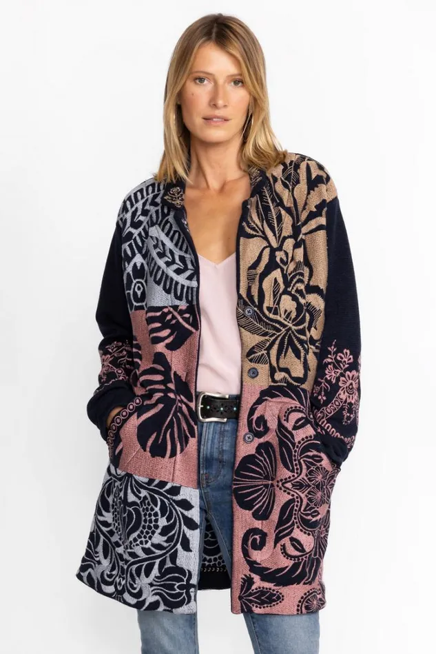 Women HARLOW JACKET Navy Johnny Was Outerwear