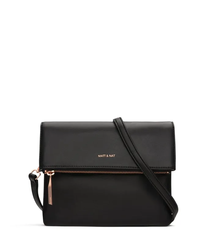 Women Hiley Vegan Crossbody Bag 8211 Loom Black Rose Gold Matt and Nat Crossbody Women Hiley Vegan Crossbody Bag 8211 Loom Black Rose Gold Matt and Nat Crossbody