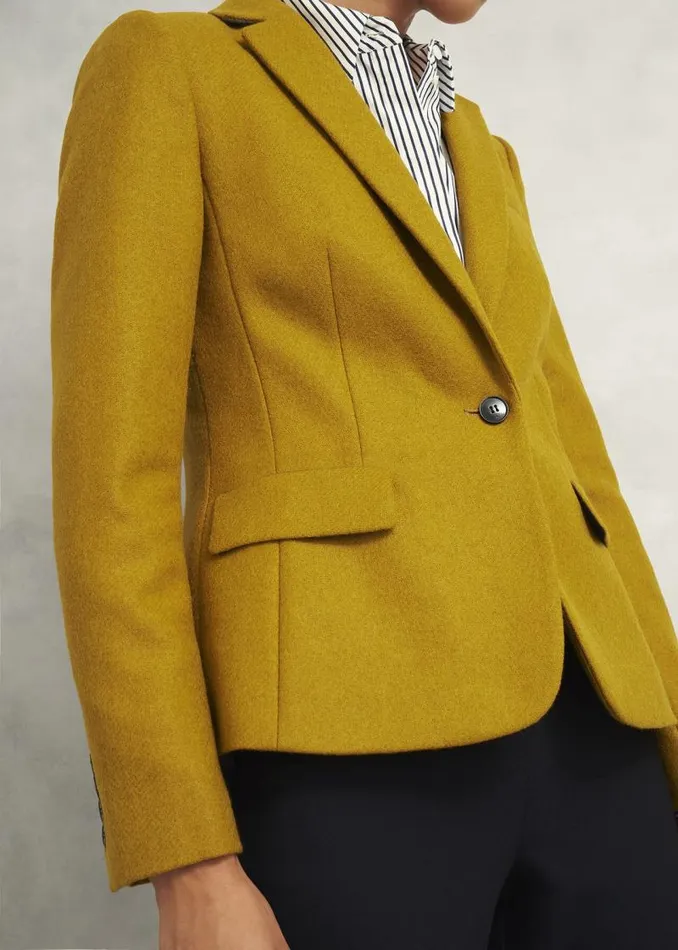 Women HOBBS Coats and Jackets Blake Wool Jacket Ochre