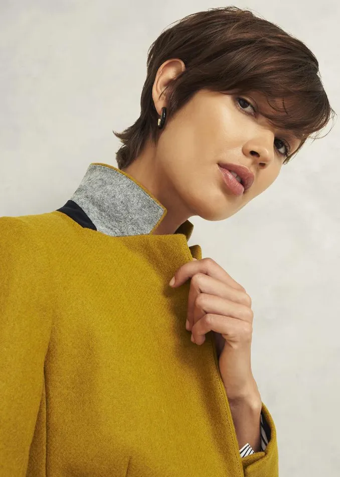 Women HOBBS Coats and Jackets Blake Wool Jacket Ochre