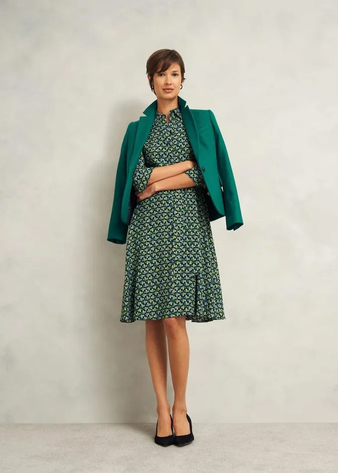 Women HOBBS Dresses and Jumpsuits Alex Dress Green Multi